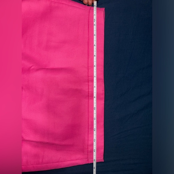 J. Crew Pink Scallop Hem Straight Pencil Skirt - Picture 7 of 7